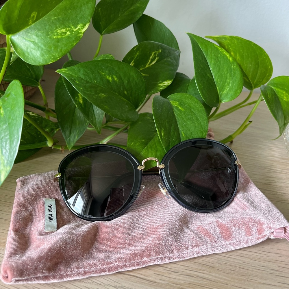Miu Miu Dark Navy Blue Sunglasses BNWB
